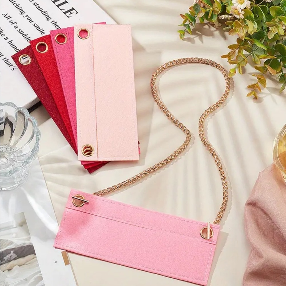 Bundle! One Wool Felt Rectangular Insert With Rai… - image 3